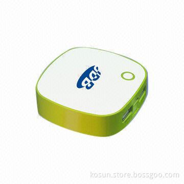 Dual USB Power Banks with Card Reader